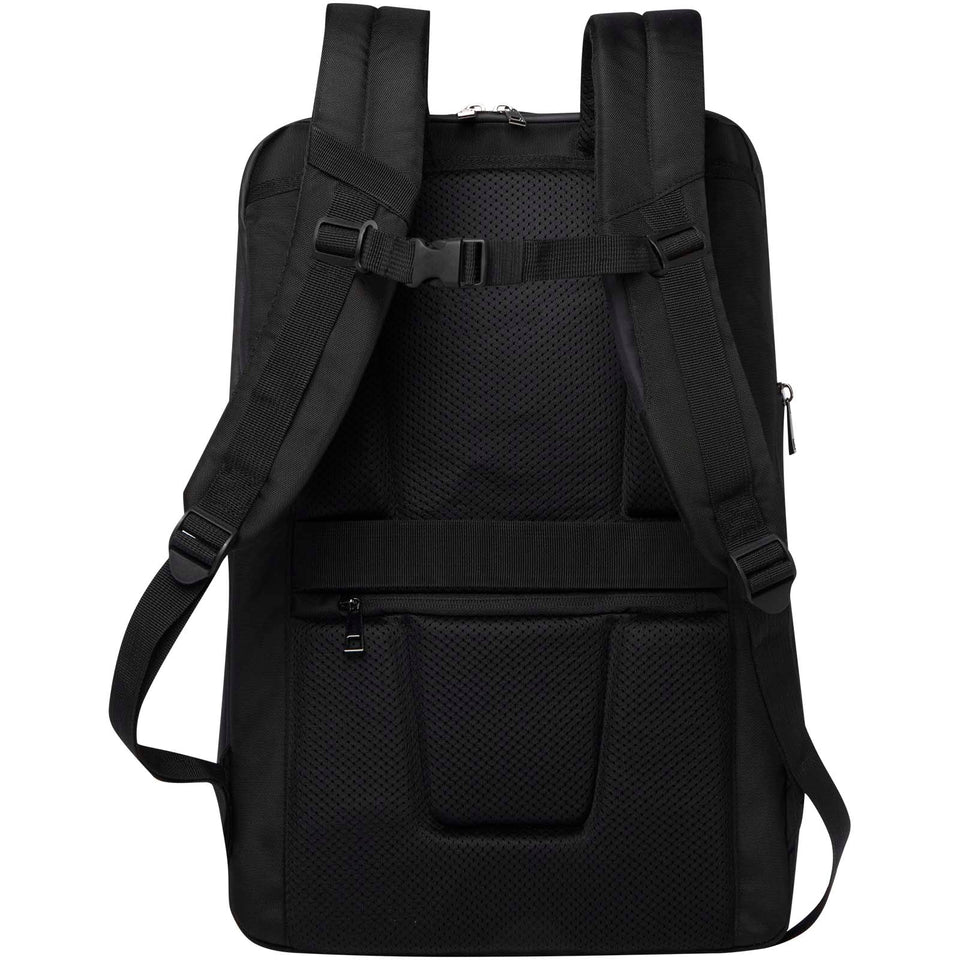 Zaino espandibile per portatile da 17" in materiale riciclato certificato GRS da 35 litri Expedition Pro personalizzato con logo - Pubblienne