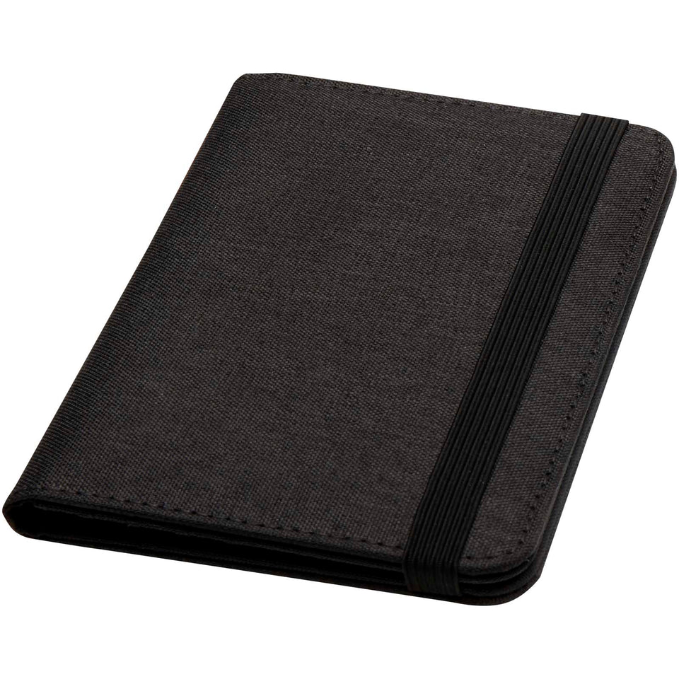 Portapassaporto in PET riciclato certificato GRS con protezione RFID Ross personalizzato con logo - Pubblienne