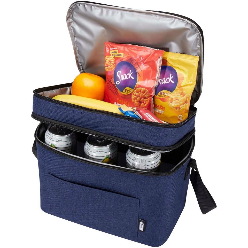 Borsa termica in PET riciclato certificato GRS Tundra 13L personalizzato con logo - Pubblienne