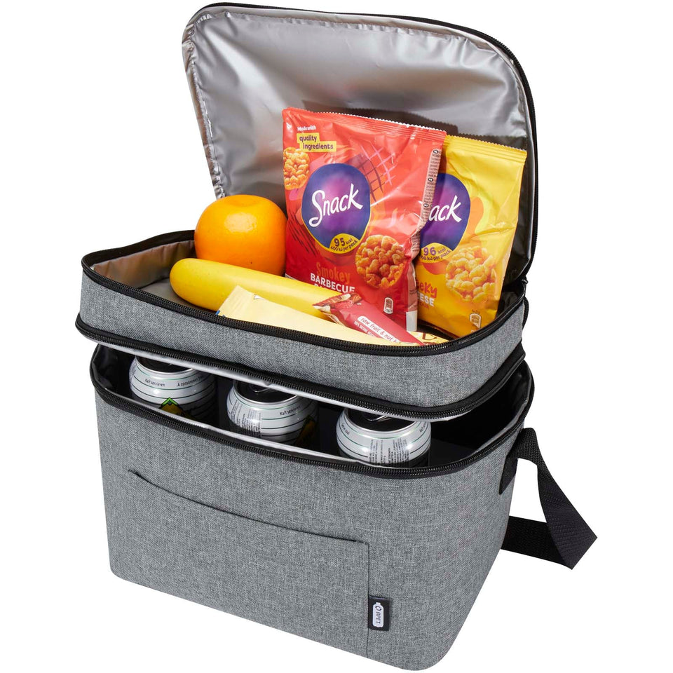 Borsa termica in PET riciclato certificato GRS Tundra 13L personalizzato con logo - Pubblienne
