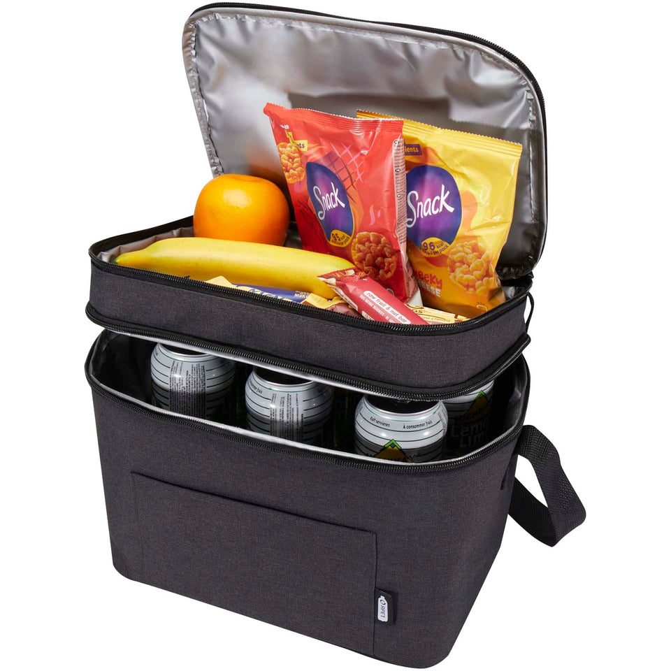 Borsa termica in PET riciclato certificato GRS Tundra 13L personalizzato con logo - Pubblienne