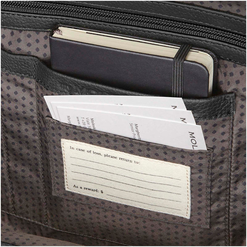 Zaino in pelle Moleskine Classic personalizzato con logo - Pubblienne