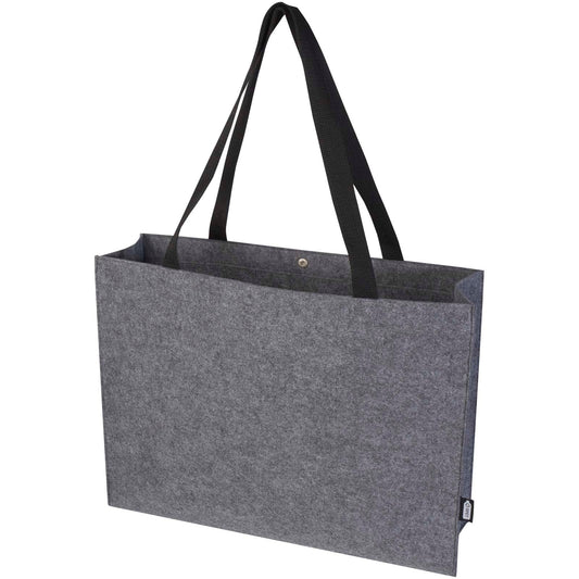 Tote bag a soffietto in feltro riciclato certificato GRS Felta - 20L personalizzato con logo - Pubblienne