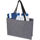 Tote bag a soffietto in feltro riciclato certificato GRS Felta - 20L personalizzato con logo - Pubblienne