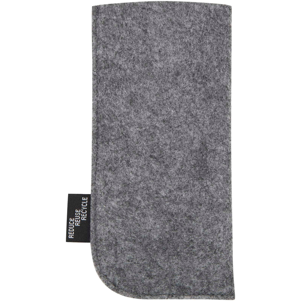 Custodia per occhiali in materiale riciclato certificato GRS Felta personalizzato con logo - Pubblienne
