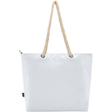 Tote bag termica da spiaggia in materiale riciclato certificato GRS con manici in corda Panama - 23L personalizzato con logo - Pubblienne
