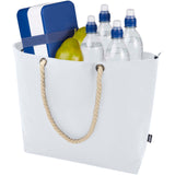 Tote bag termica da spiaggia in materiale riciclato certificato GRS con manici in corda Panama - 23L personalizzato con logo - Pubblienne