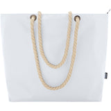 Tote bag termica da spiaggia in materiale riciclato certificato GRS con manici in corda Panama - 23L personalizzato con logo - Pubblienne