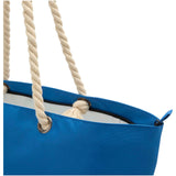Tote bag termica da spiaggia in materiale riciclato certificato GRS con manici in corda Panama - 23L personalizzato con logo - Pubblienne