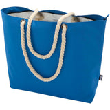 Tote bag termica da spiaggia in materiale riciclato certificato GRS con manici in corda Panama - 23L personalizzato con logo - Pubblienne