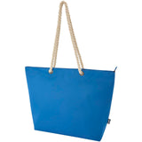 Tote bag termica da spiaggia in materiale riciclato certificato GRS con manici in corda Panama - 23L personalizzato con logo - Pubblienne