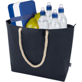 Tote bag termica da spiaggia in materiale riciclato certificato GRS con manici in corda Panama - 23L personalizzato con logo - Pubblienne