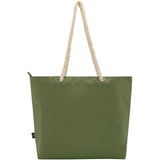 Tote bag termica da spiaggia in materiale riciclato certificato GRS con manici in corda Panama - 23L personalizzato con logo - Pubblienne