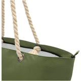 Tote bag termica da spiaggia in materiale riciclato certificato GRS con manici in corda Panama - 23L personalizzato con logo - Pubblienne