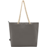 Tote bag termica da spiaggia in materiale riciclato certificato GRS con manici in corda Panama - 23L personalizzato con logo - Pubblienne