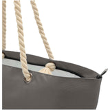 Tote bag termica da spiaggia in materiale riciclato certificato GRS con manici in corda Panama - 23L personalizzato con logo - Pubblienne
