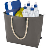 Tote bag termica da spiaggia in materiale riciclato certificato GRS con manici in corda Panama - 23L personalizzato con logo - Pubblienne