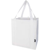 Tote bag con fondo rigido in tessuto non tessuto riciclato certificato GRS Liberty - 29L personalizzato con logo - Pubblienne