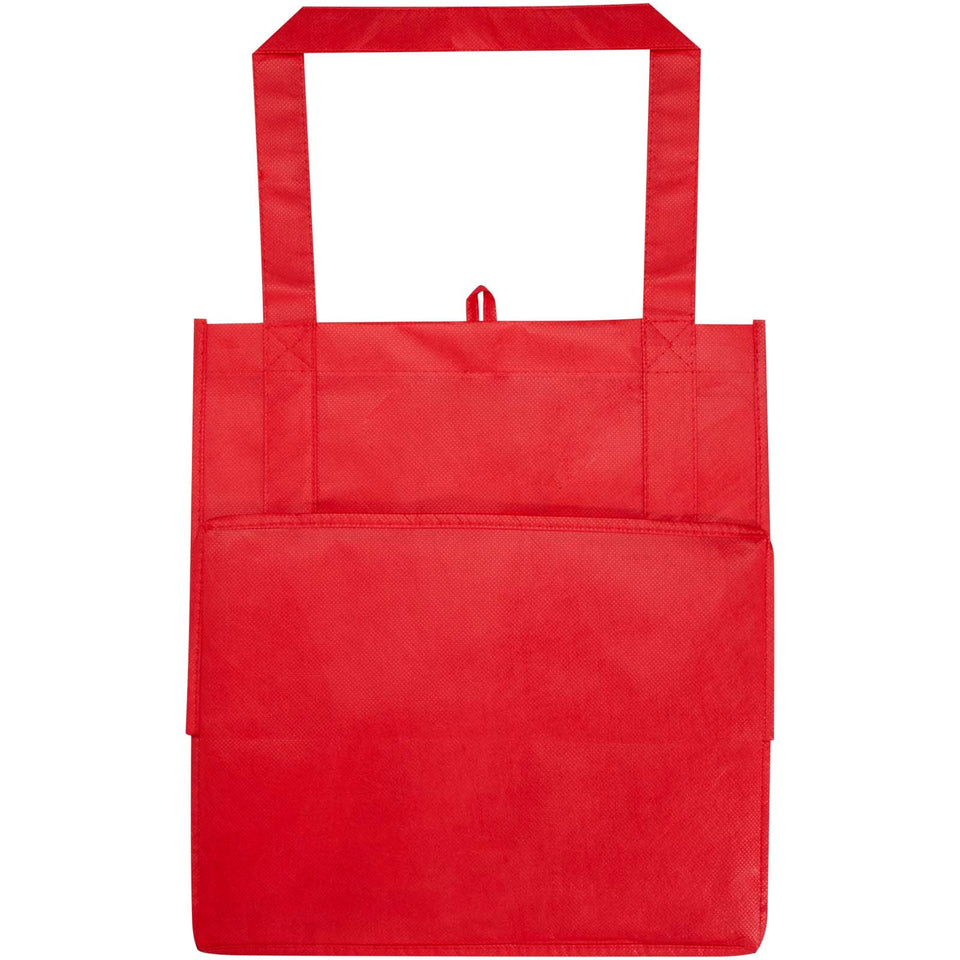 Tote bag con fondo rigido in tessuto non tessuto riciclato certificato GRS Liberty - 29L personalizzato con logo - Pubblienne