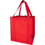 Tote bag con fondo rigido in tessuto non tessuto riciclato certificato GRS Liberty - 29L personalizzato con logo - Pubblienne