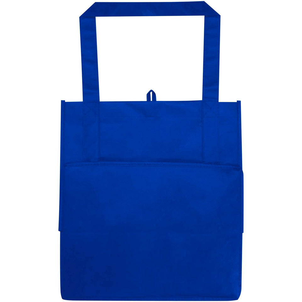 Tote bag con fondo rigido in tessuto non tessuto riciclato certificato GRS Liberty - 29L personalizzato con logo - Pubblienne