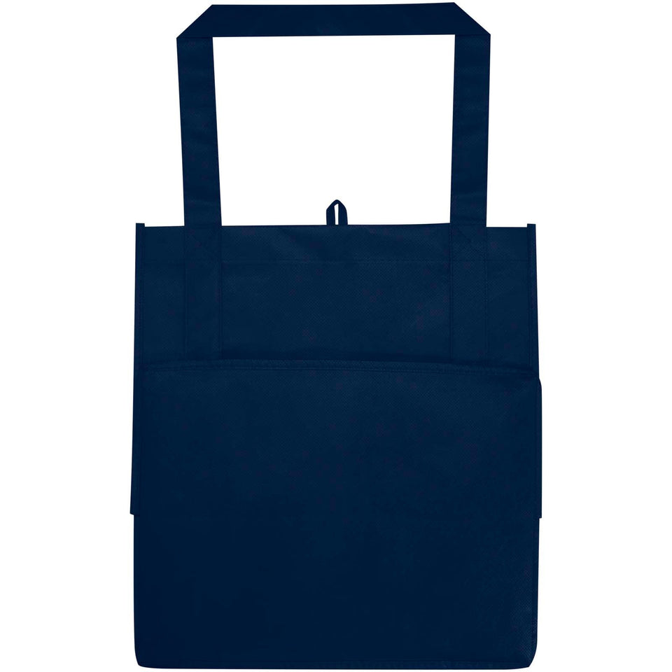 Tote bag con fondo rigido in tessuto non tessuto riciclato certificato GRS Liberty - 29L personalizzato con logo - Pubblienne