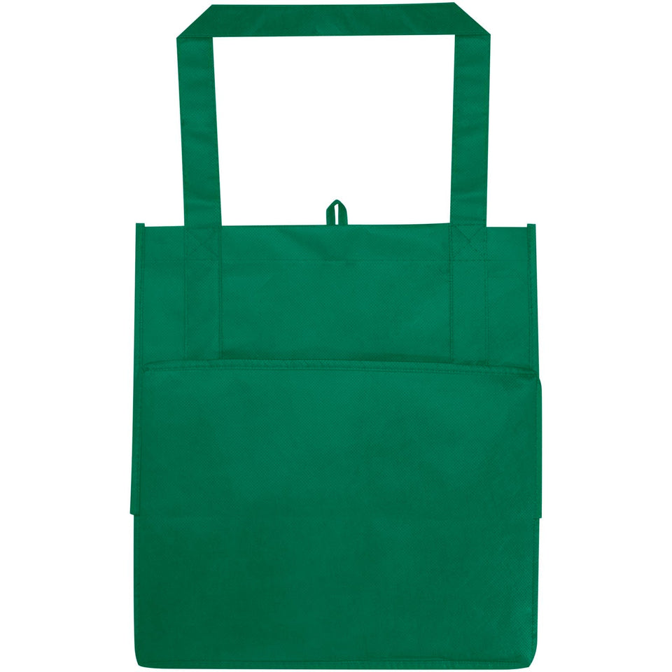 Tote bag con fondo rigido in tessuto non tessuto riciclato certificato GRS Liberty - 29L personalizzato con logo - Pubblienne