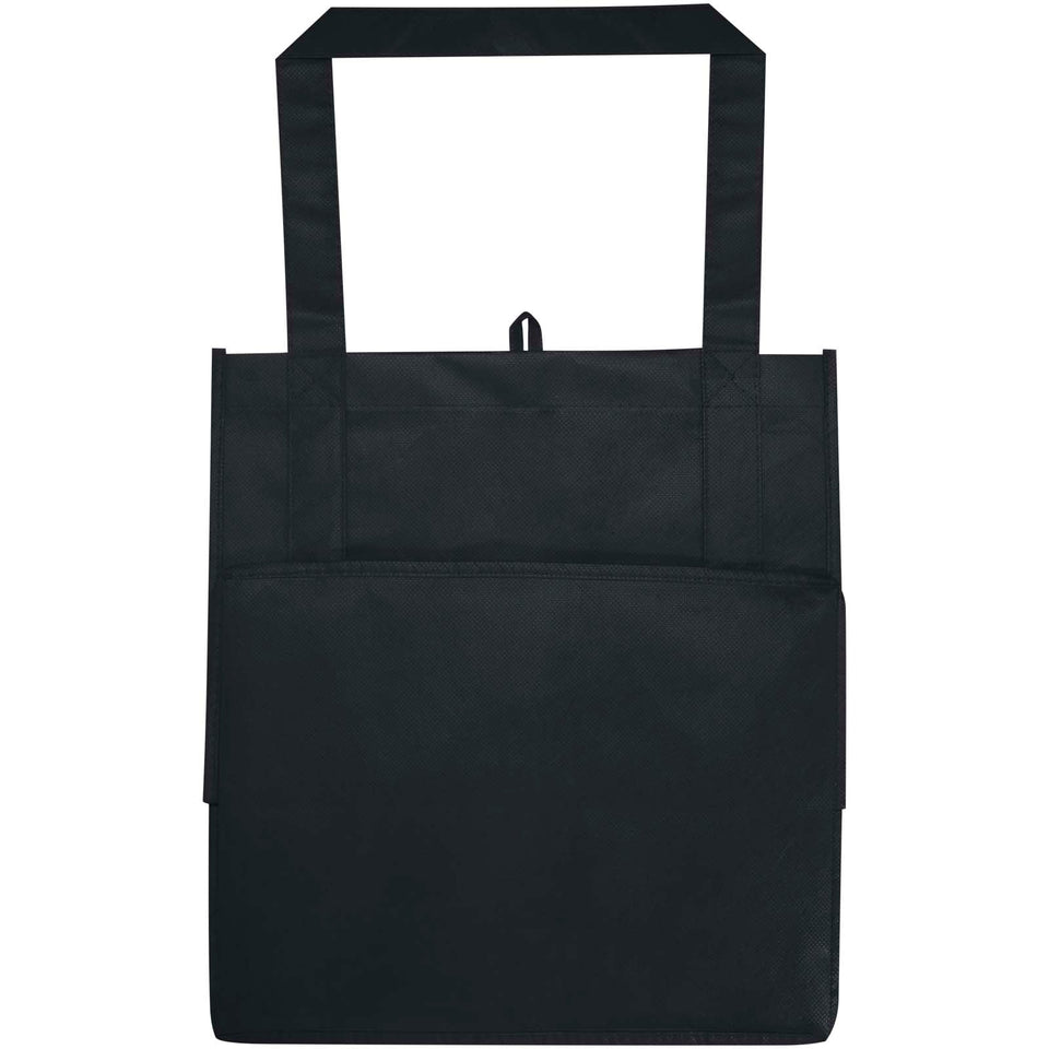 Tote bag con fondo rigido in tessuto non tessuto riciclato certificato GRS Liberty - 29L personalizzato con logo - Pubblienne