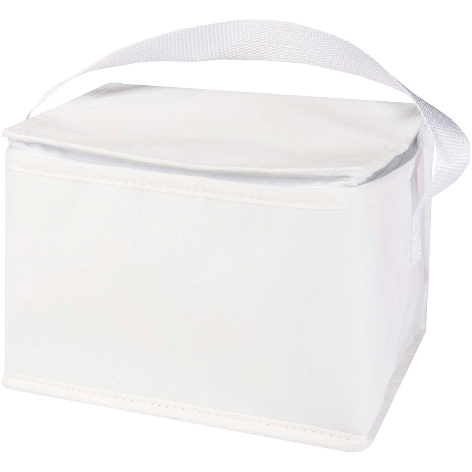 Borsa termica con capacità per 6 lattine in tessuto non tessuto riciclato certificato GRS Spectrum - 4L personalizzato con logo - Pubblienne