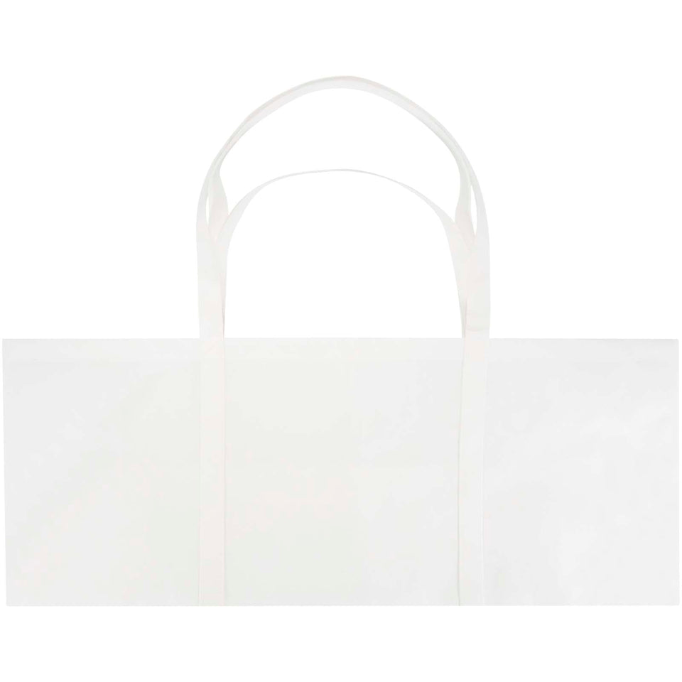 Tote bag extra large in tessuto non tessuto riciclato certificato GRS Jumbo - 65L personalizzato con logo - Pubblienne