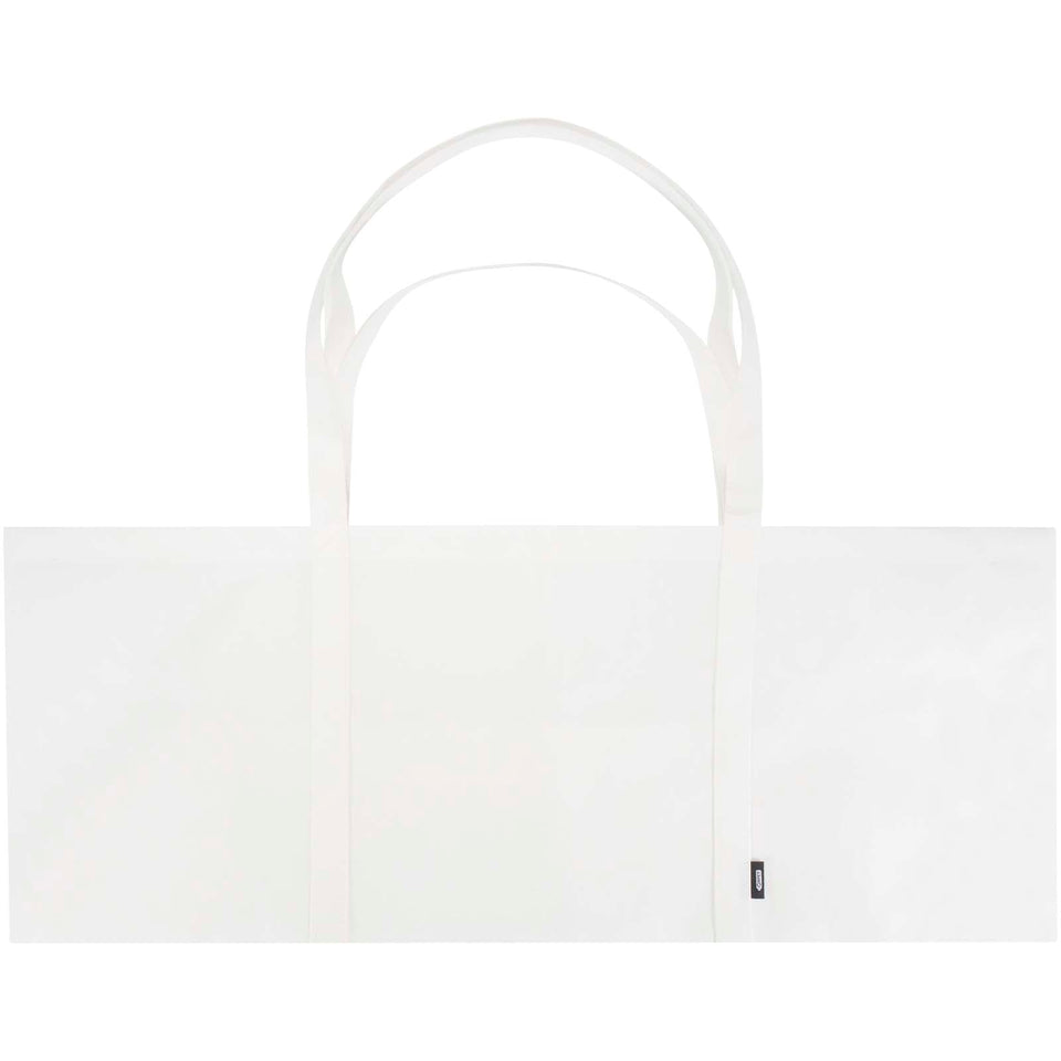 Tote bag extra large in tessuto non tessuto riciclato certificato GRS Jumbo - 65L personalizzato con logo - Pubblienne