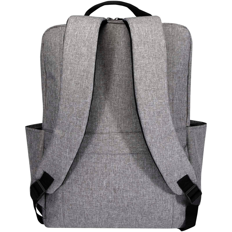 Zaino per computer portatile da 15" in materiale riciclato con certificazione GRS Libra - 15L personalizzato con logo - Pubblienne