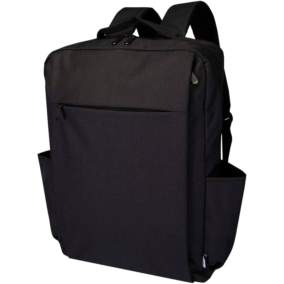 Zaino per computer portatile da 15" in materiale riciclato con certificazione GRS Libra - 15L personalizzato con logo - Pubblienne