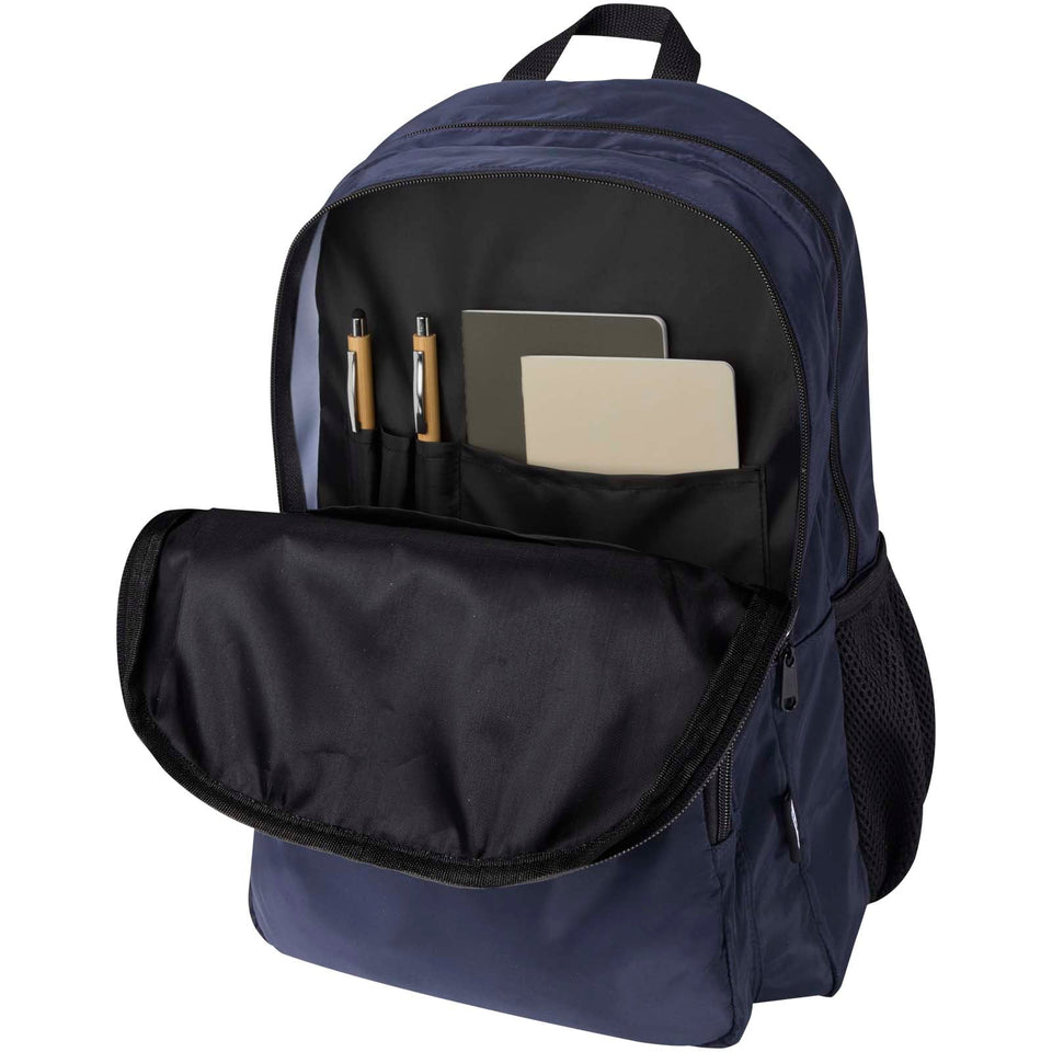 Zaino per portatile da 15" in materiale riciclato certificato GRS Trend Plus - 20L personalizzato con logo - Pubblienne