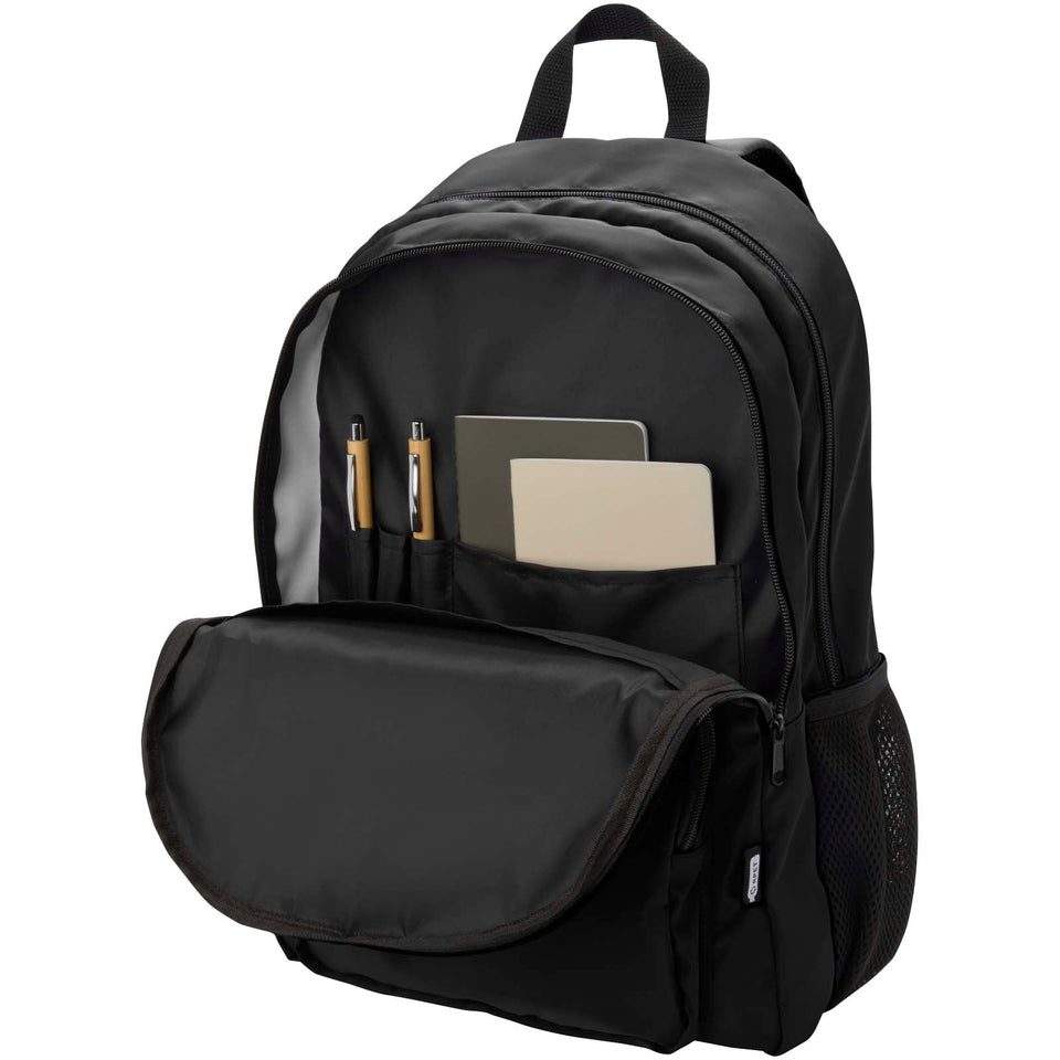 Zaino per portatile da 15" in materiale riciclato certificato GRS Trend Plus - 20L personalizzato con logo - Pubblienne