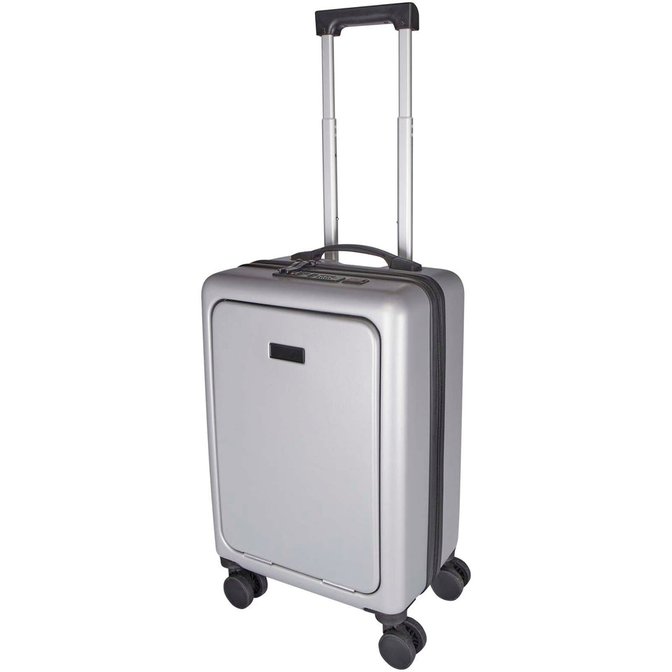 Trolley bagaglio a mano per portatile da 20" in materiale riciclato certificato GRS Rover Pro - 40L personalizzato con logo - Pubblienne