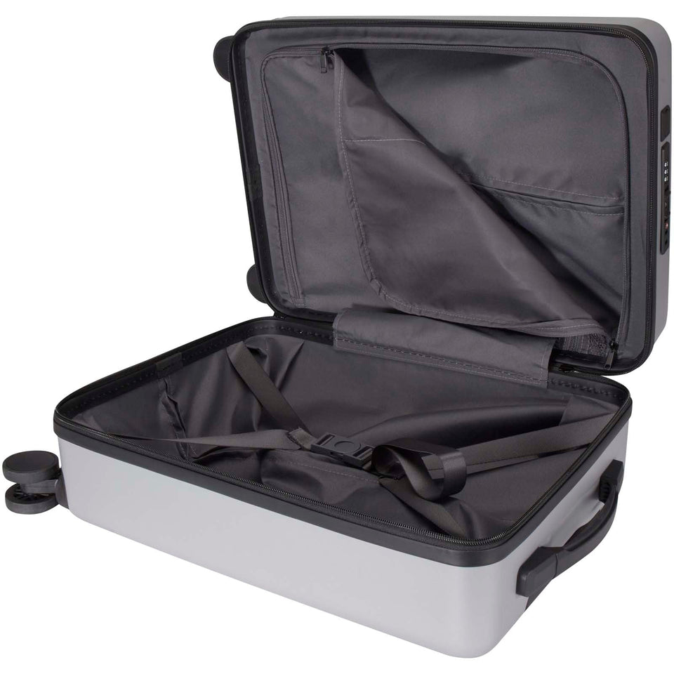Trolley bagaglio a mano per portatile da 20" in materiale riciclato certificato GRS Rover Pro - 40L personalizzato con logo - Pubblienne