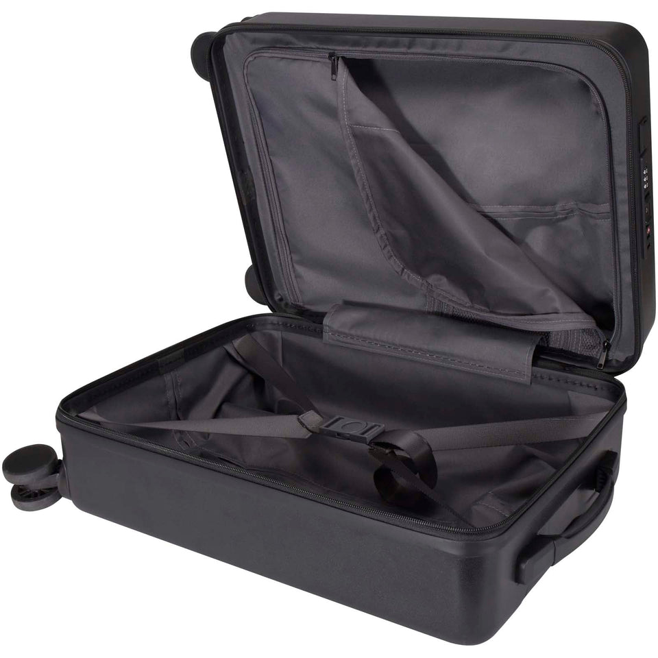 Trolley bagaglio a mano per portatile da 20" in materiale riciclato certificato GRS Rover Pro - 40L personalizzato con logo - Pubblienne