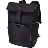 Zaino per portatile da 15,6" in materiale riciclato certificato GRS con chiusura arrotolabile Rhine - 18L personalizzato con logo - Pubblienne