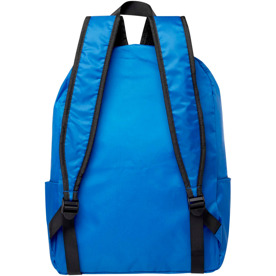 Zaino pieghevole da 15 litri in PET riciclato EcoFold personalizzato con logo - Pubblienne