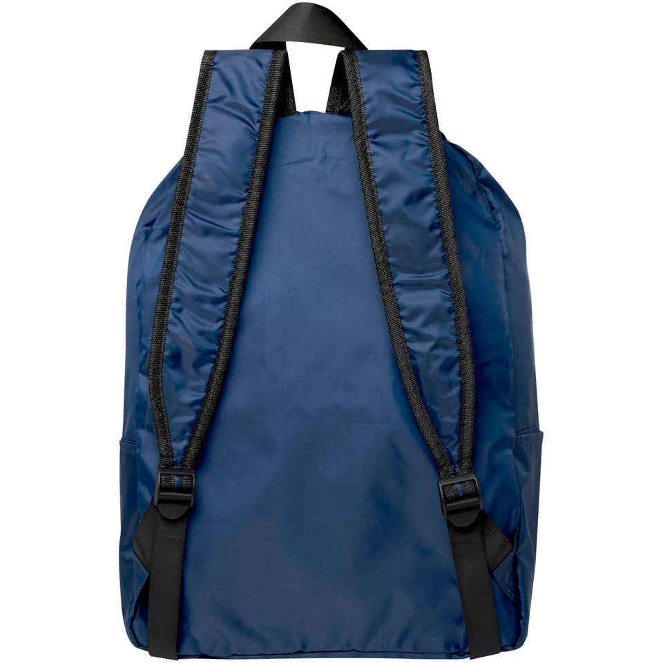 Zaino pieghevole da 15 litri in PET riciclato EcoFold personalizzato con logo - Pubblienne