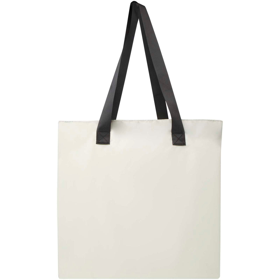 Tote bag pieghevole in PET riciclato da 12 litri EcoFold personalizzato con logo - Pubblienne