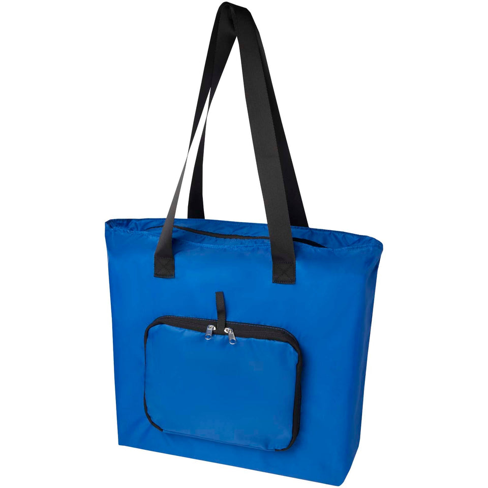 Tote bag pieghevole in PET riciclato da 12 litri EcoFold personalizzato con logo - Pubblienne