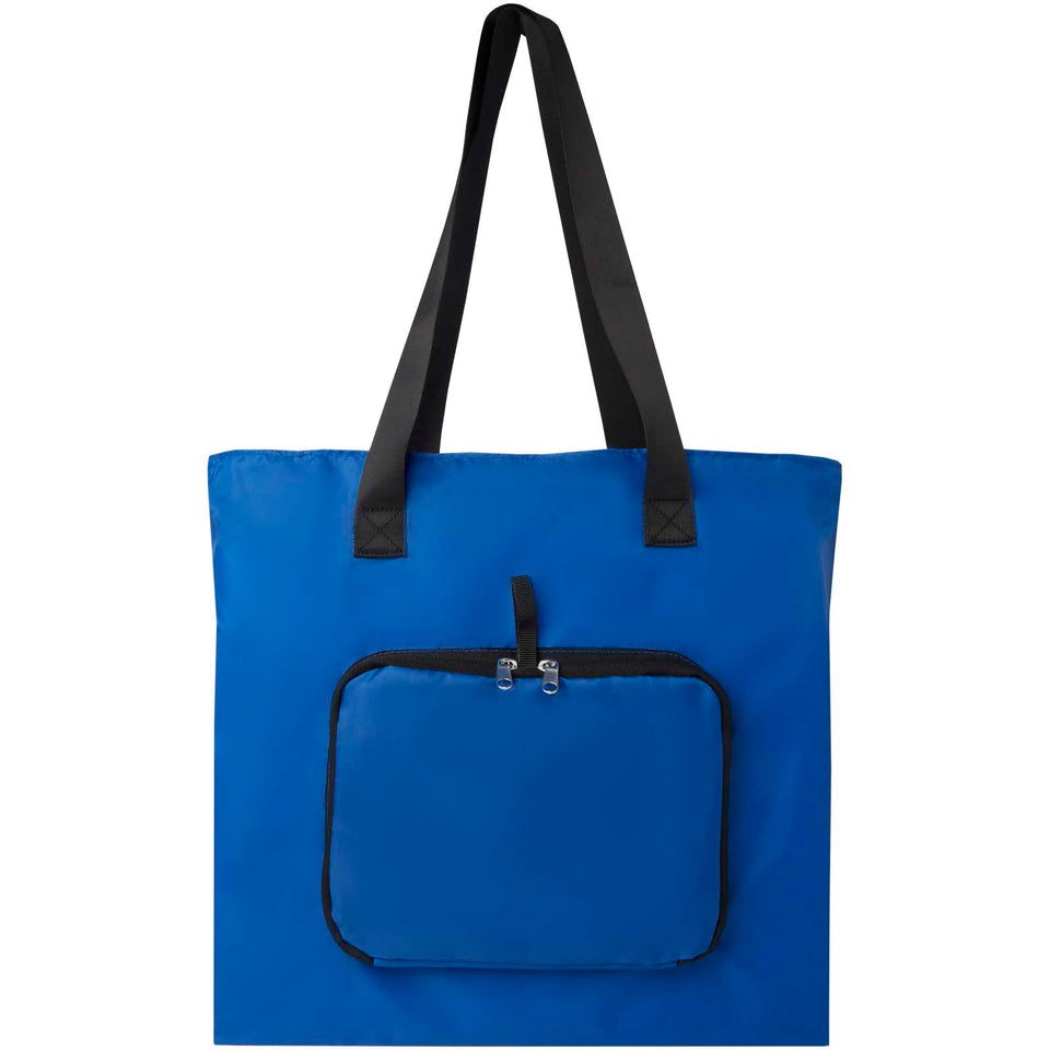 Tote bag pieghevole in PET riciclato da 12 litri EcoFold personalizzato con logo - Pubblienne