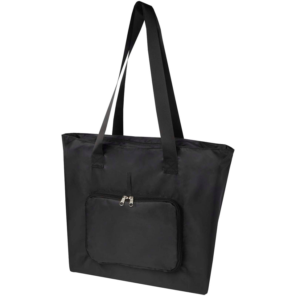 Tote bag pieghevole in PET riciclato da 12 litri EcoFold personalizzato con logo - Pubblienne