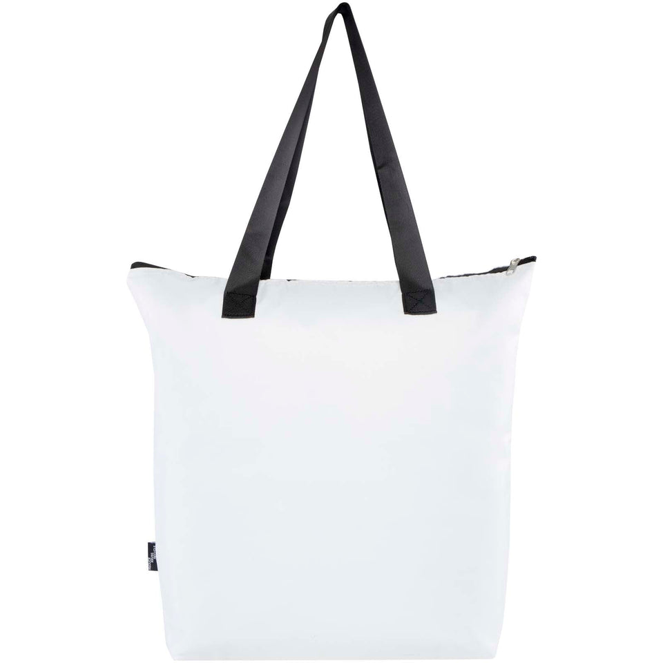 Borsa termica pieghevole da 15 litri in PET riciclato EcoFold personalizzato con logo - Pubblienne