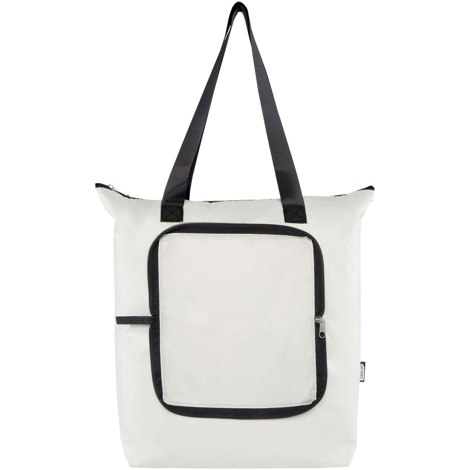 Borsa termica pieghevole da 15 litri in PET riciclato EcoFold personalizzato con logo - Pubblienne