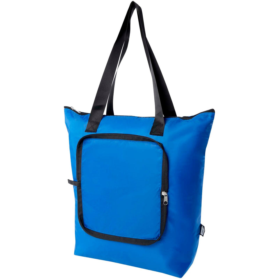 Borsa termica pieghevole da 15 litri in PET riciclato EcoFold personalizzato con logo - Pubblienne