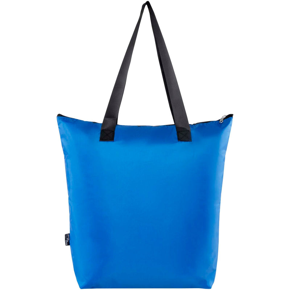 Borsa termica pieghevole da 15 litri in PET riciclato EcoFold personalizzato con logo - Pubblienne