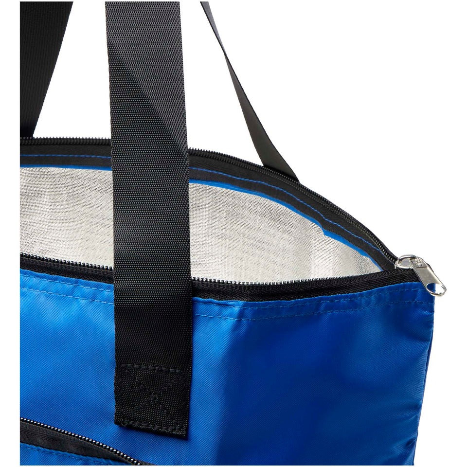 Borsa termica pieghevole da 15 litri in PET riciclato EcoFold personalizzato con logo - Pubblienne